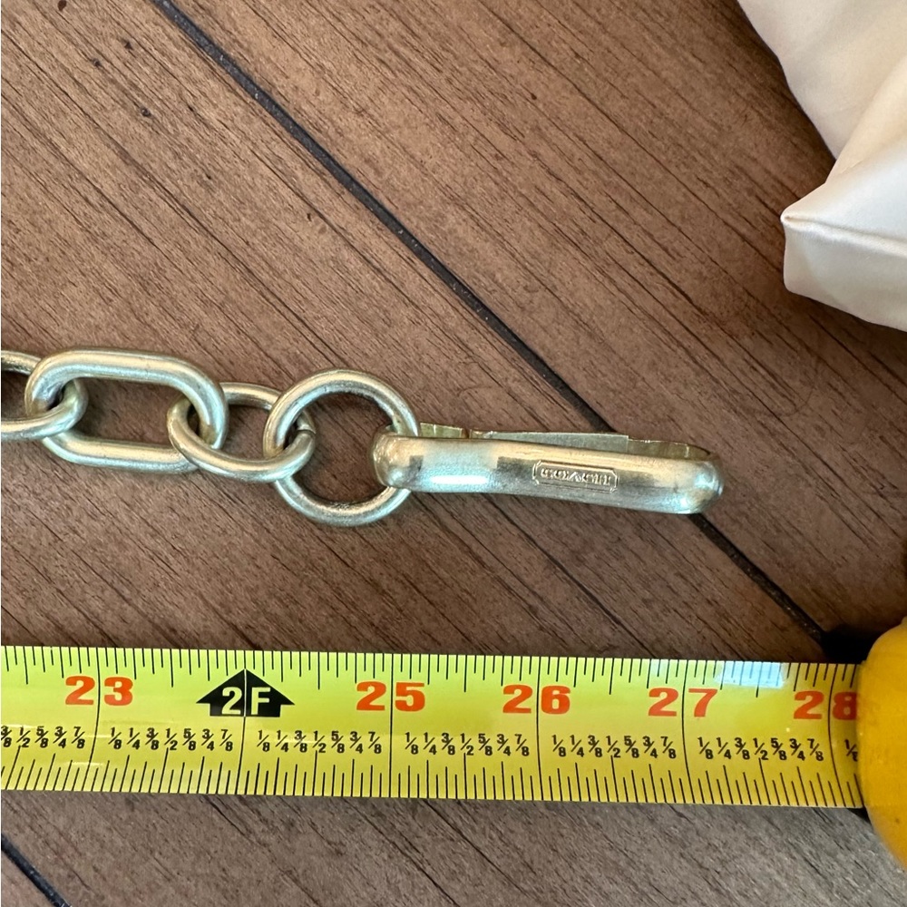 Coach Kristen pleated convertible satchel. Caramel color. - Picture 11 of 13